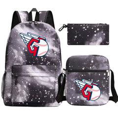 Cleveland Guardians Baseball School Backpack Shoulder Bag Pencil Bags 3pcs Set