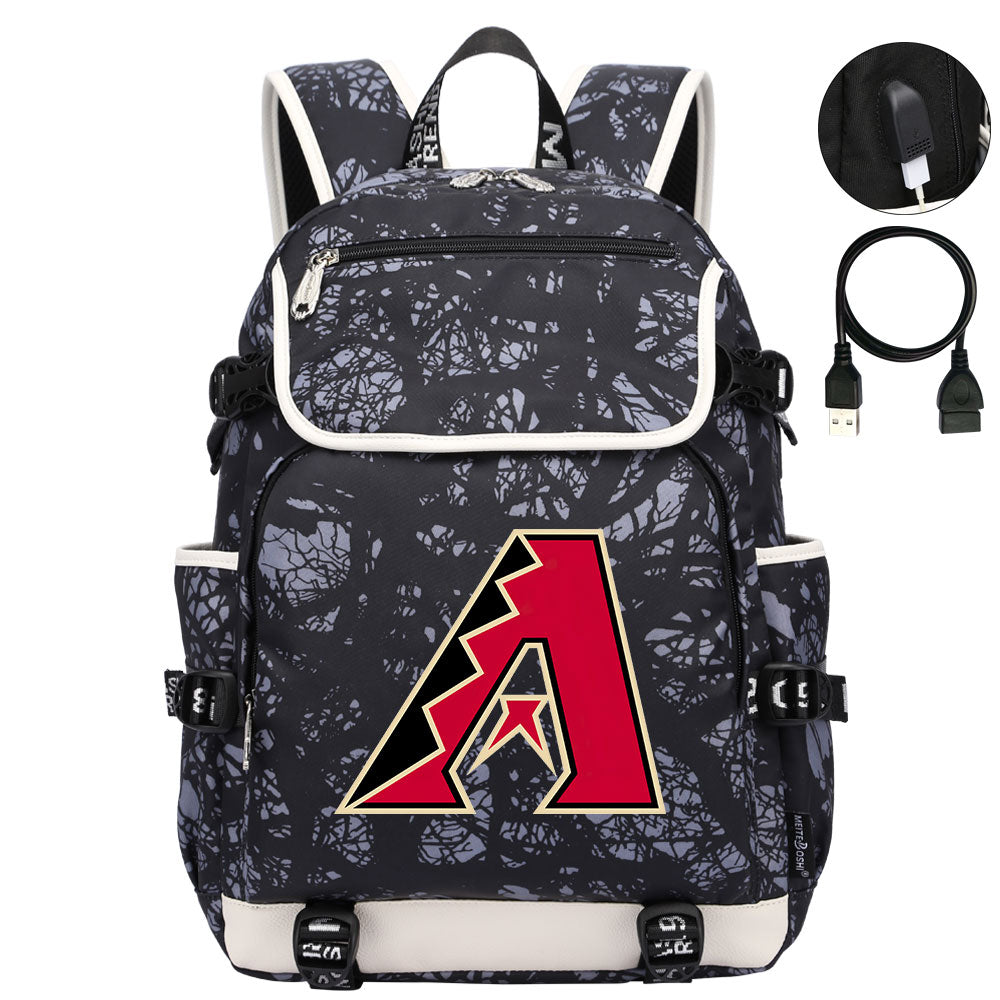 Arizona Diamondbacks Backpack School Notebook Travel Bags