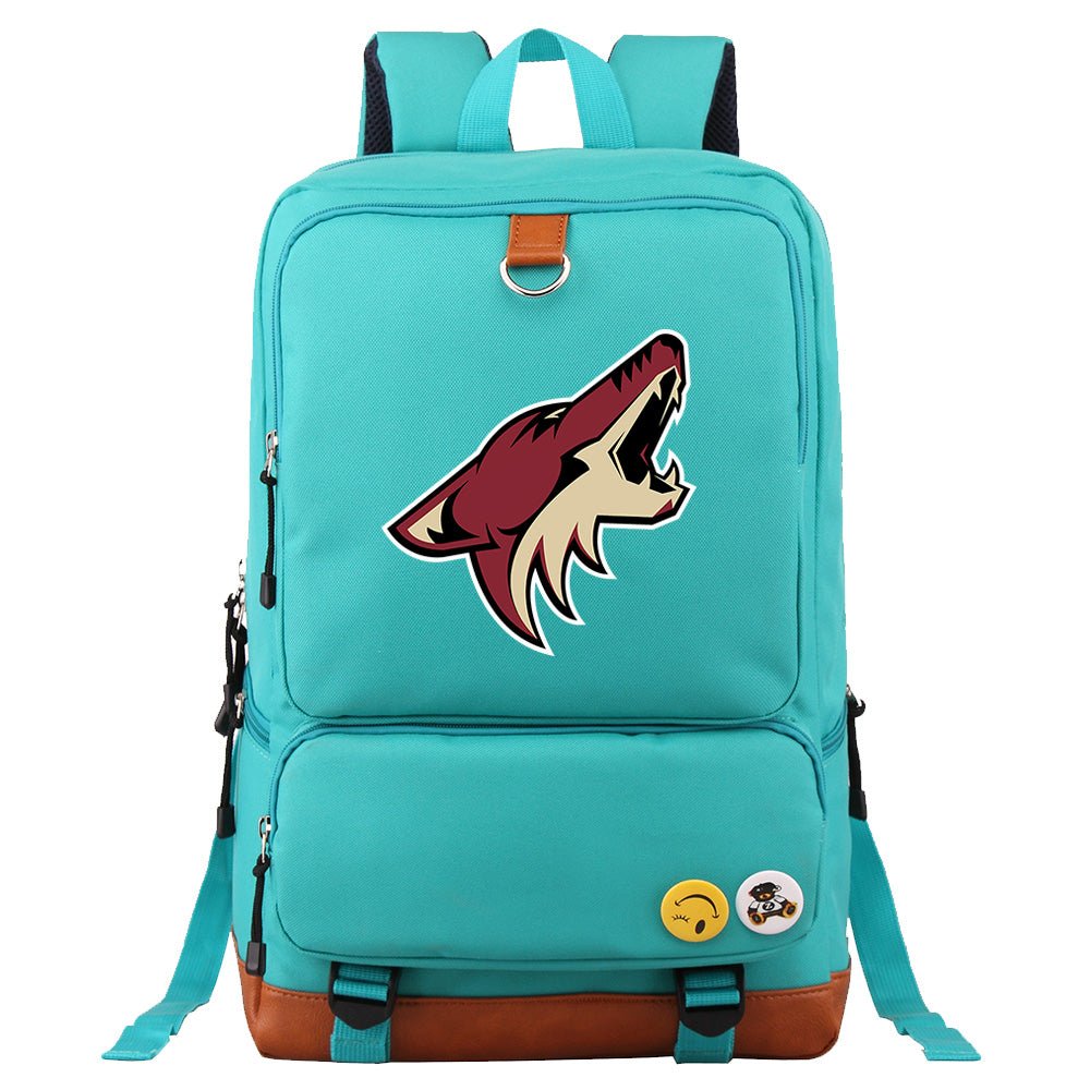 Arizona Coyotes Hockey Team Proof Backpack NoteBook Laptop School Bag