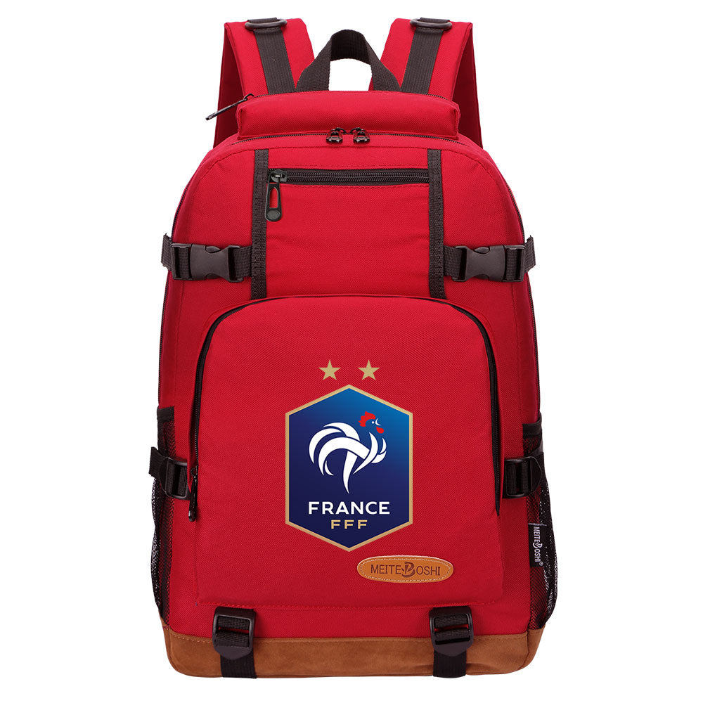 France National Football Team Waterproof Backpack School Notebook Travel Bag