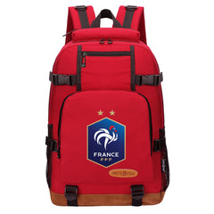 France National Football Team Waterproof Backpack School Notebook Travel Bag