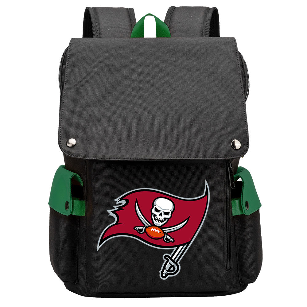 Tampa Bay Buccaneers Football Team Rugby Laptop Backpack Oxford School Bag
