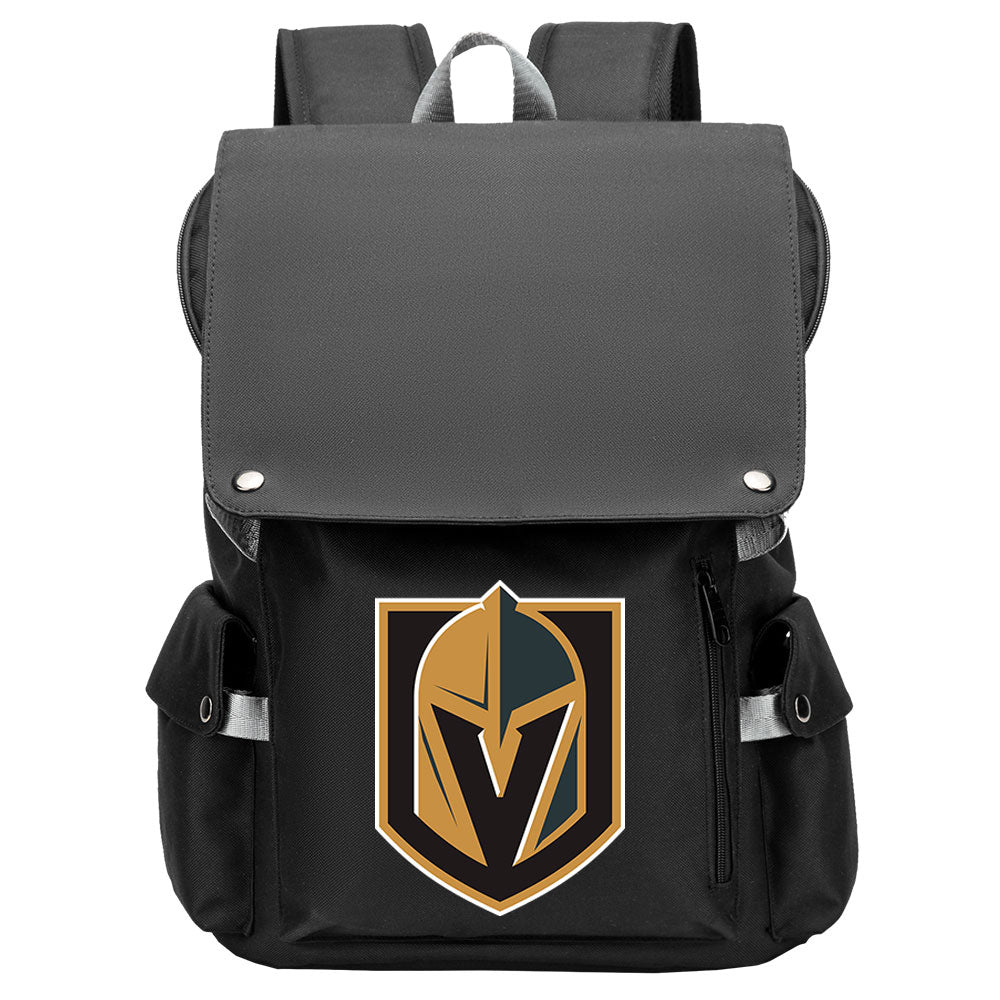 Vegas Golden Knights Hockey Team School Backpack Oxford Laptop Bag
