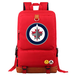 Winnipeg Jets Hockey Team Proof Backpack NoteBook Laptop School Bag
