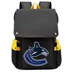 Vancouver Canucks Hockey Team School Backpack Oxford Laptop Bag