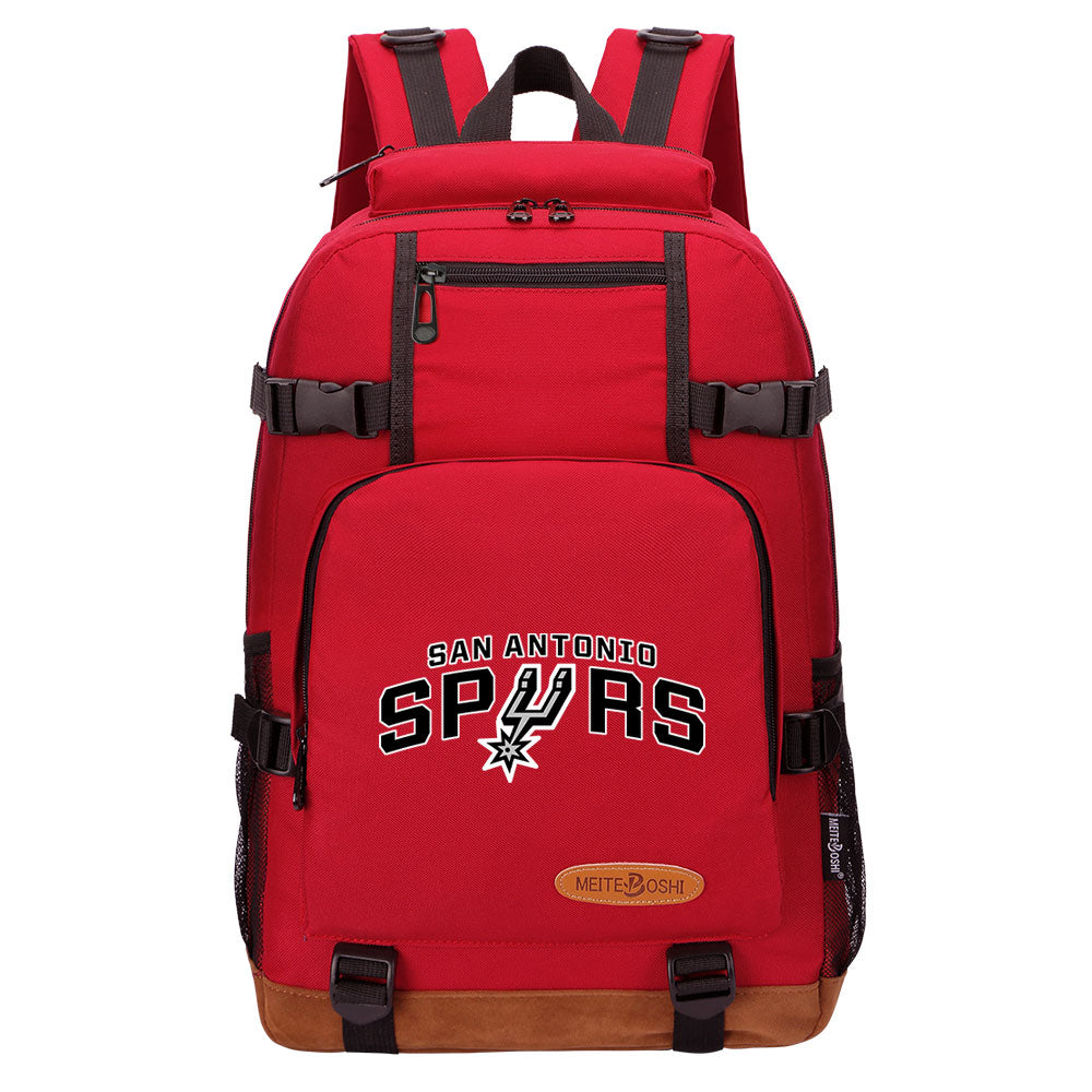 San Antonio Spurs Waterproof Backpack School Notebook Travel Bag