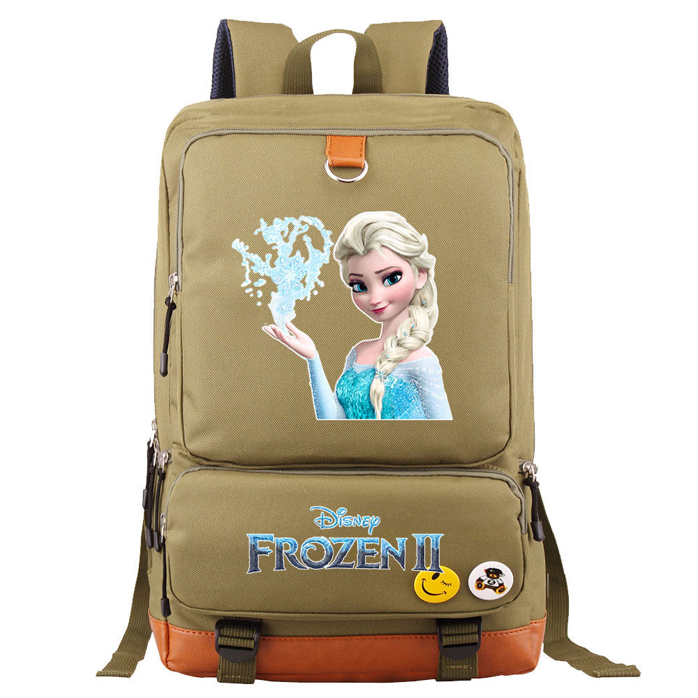 Frozen Elsa Anna Proof Backpack NoteBook Laptop School Bag