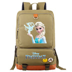 Frozen Elsa Anna Proof Backpack NoteBook Laptop School Bag