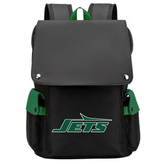 New York Jets Football Team Rugby Laptop Backpack Oxford School Bag