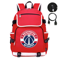 Washington Wizards Backpack School Notebook Travel Bags