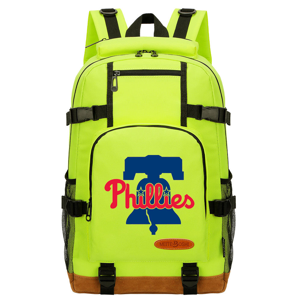 Philadelphia Phillies Waterproof Backpack School Notebook Travel Bag