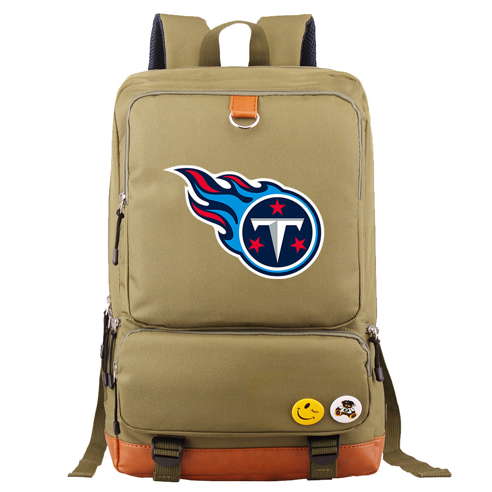 Tennessee Titans Football Team Rugby Proof Backpack NoteBook Laptop School Bag