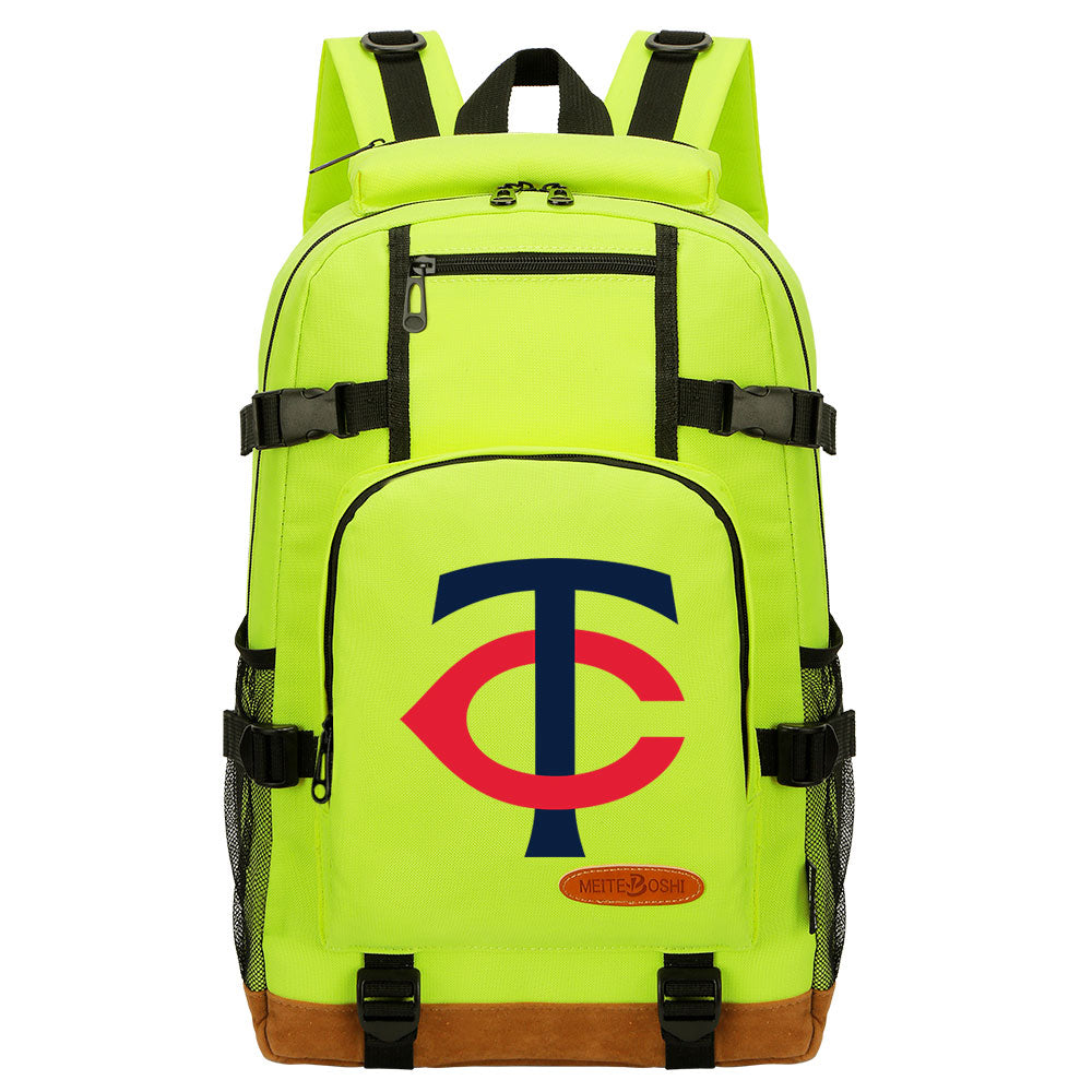 Minnesota Twins Waterproof Backpack School Notebook Travel Bag