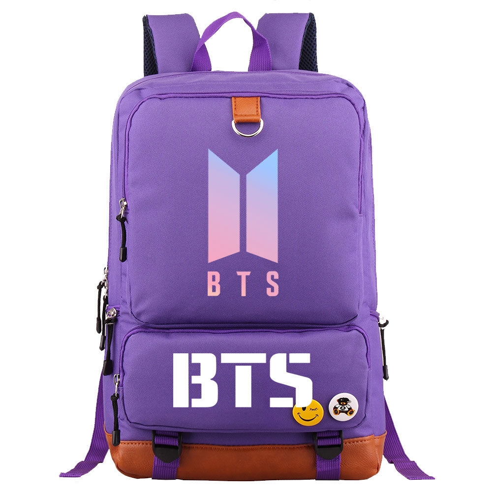 BTS Proof Backpack NoteBook Laptop School Bag