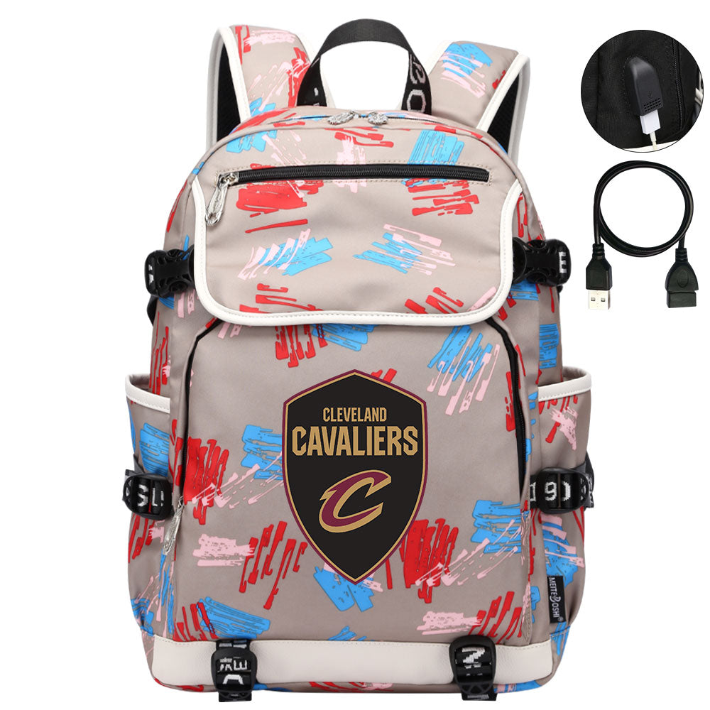 Cleveland Cavaliers Backpack School Notebook Travel Bags