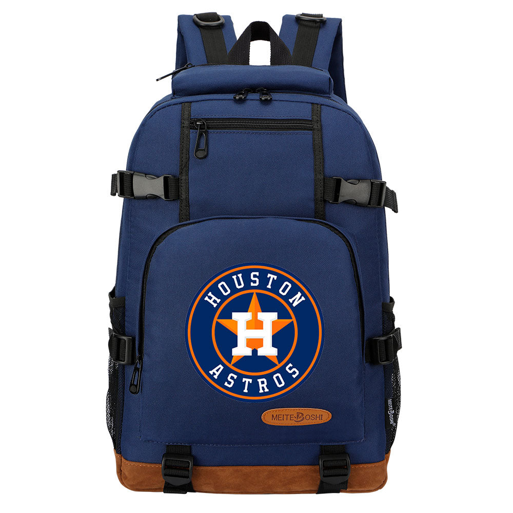 Houston Astros Waterproof Backpack School Notebook Travel Bag