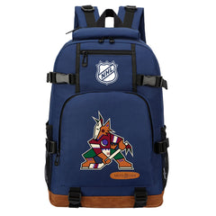 Arizona Coyotes Hockey League Waterproof Backpack School Notebook Travel Bag