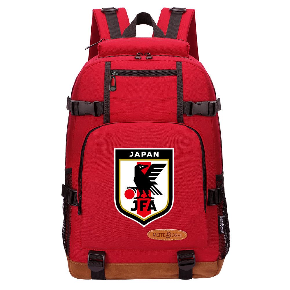 Japan National Football Team Waterproof Backpack School Notebook Travel Bag
