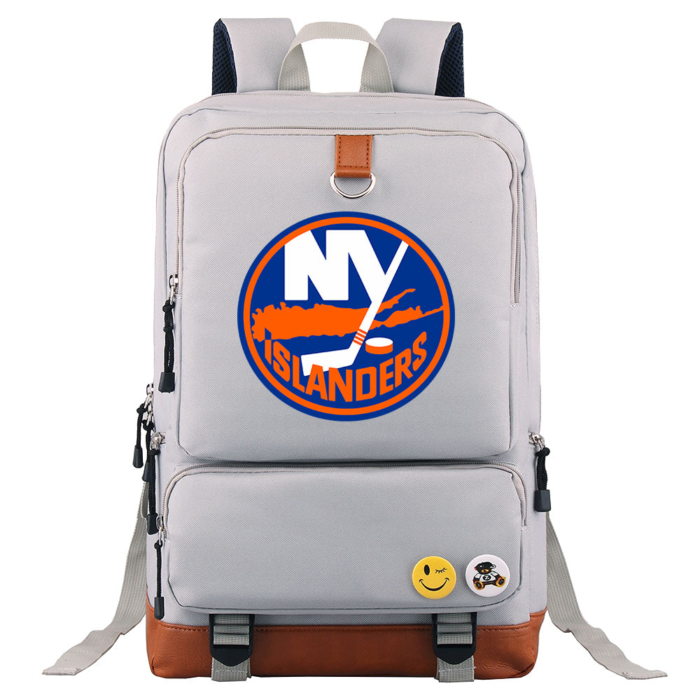 New York Islanders Hockey Team Proof Backpack NoteBook Laptop School Bag