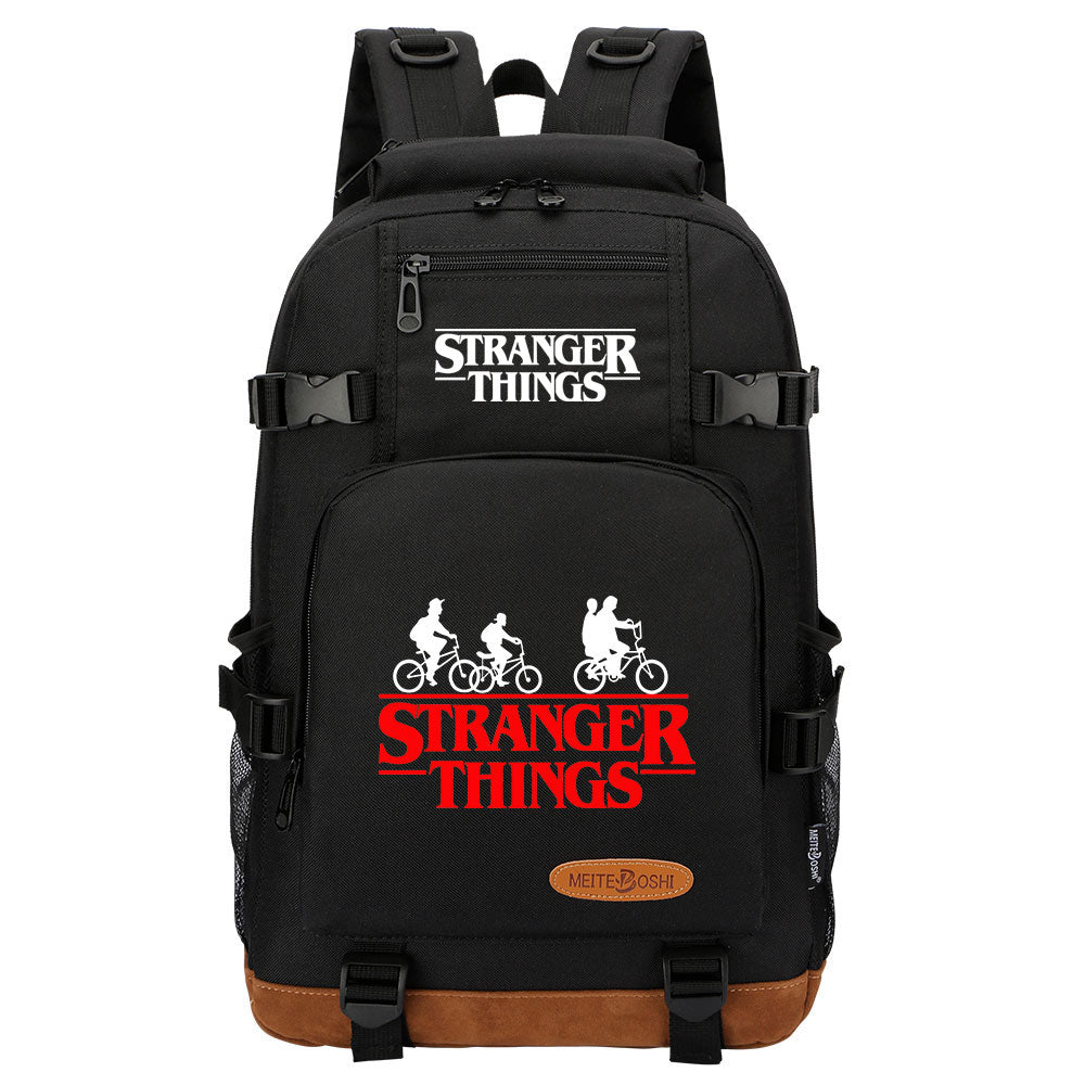 Strangers Things Waterproof Backpack School Notebook Travel Bag