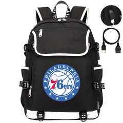 Philadelphia 76ers Backpack School Notebook Travel Bags