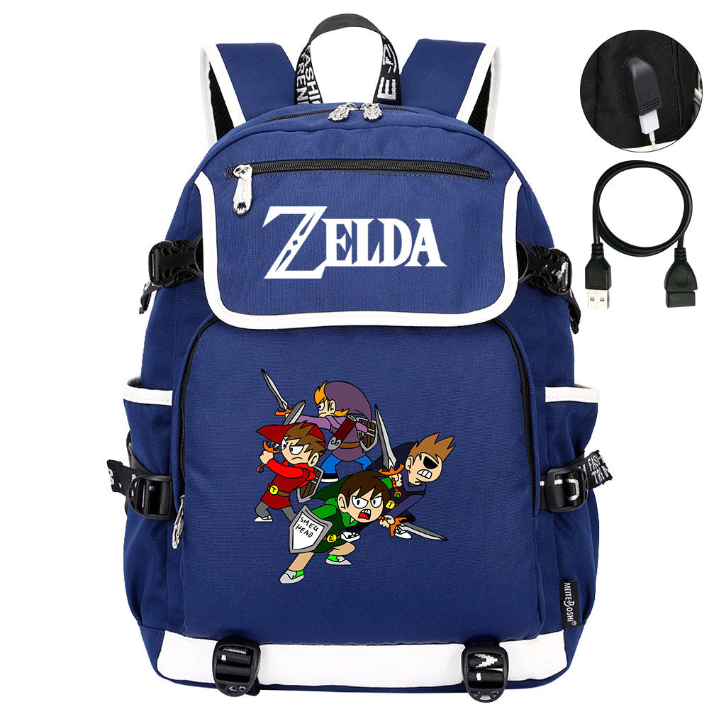 Zelda Backpack School Notebook Travel Bags