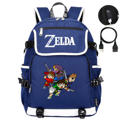 Zelda Backpack School Notebook Travel Bags