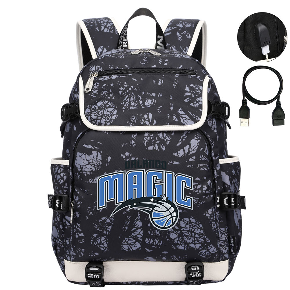 Orlando Magic Backpack School Notebook Travel Bags