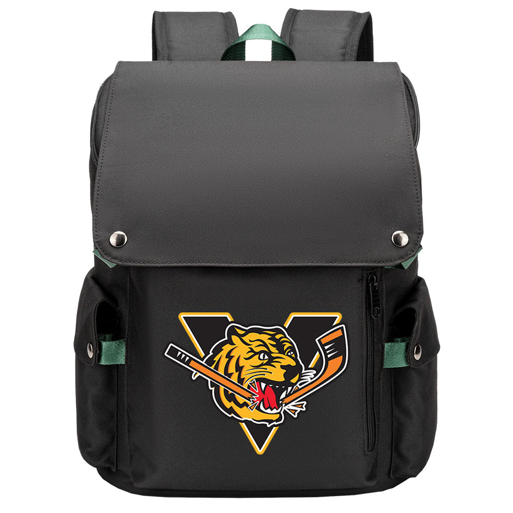 Victoriaville Tigres Hockey Team School Backpack Oxford Laptop Bag