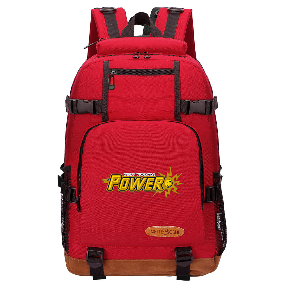 West Virginia Power Waterproof Backpack School Notebook Travel Bag