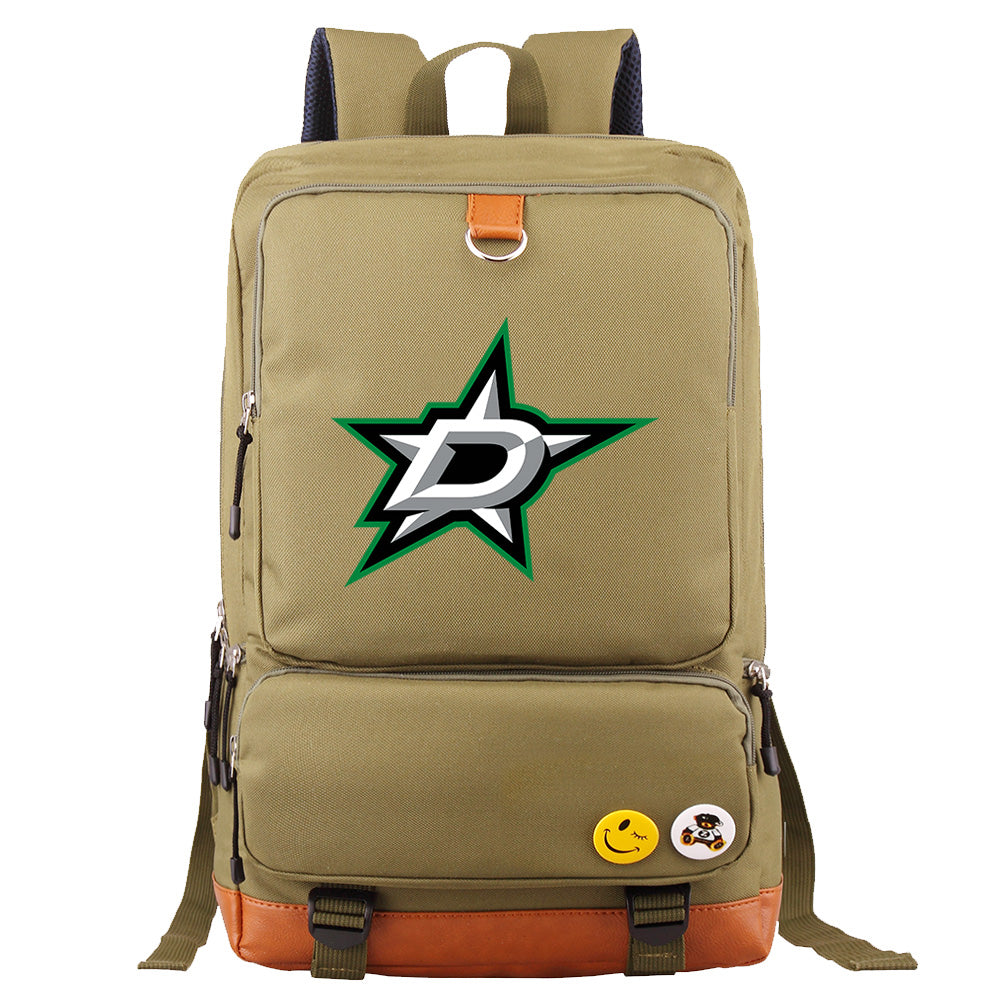 Dallas Stars Hockey Team Proof Backpack NoteBook Laptop School Bag