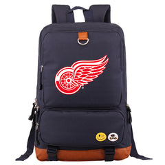 Detroit Red Wings Hockey Team Proof Backpack NoteBook Laptop School Bag