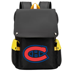 Montreal Canadiens Hockey Team School Backpack Oxford Laptop Bag