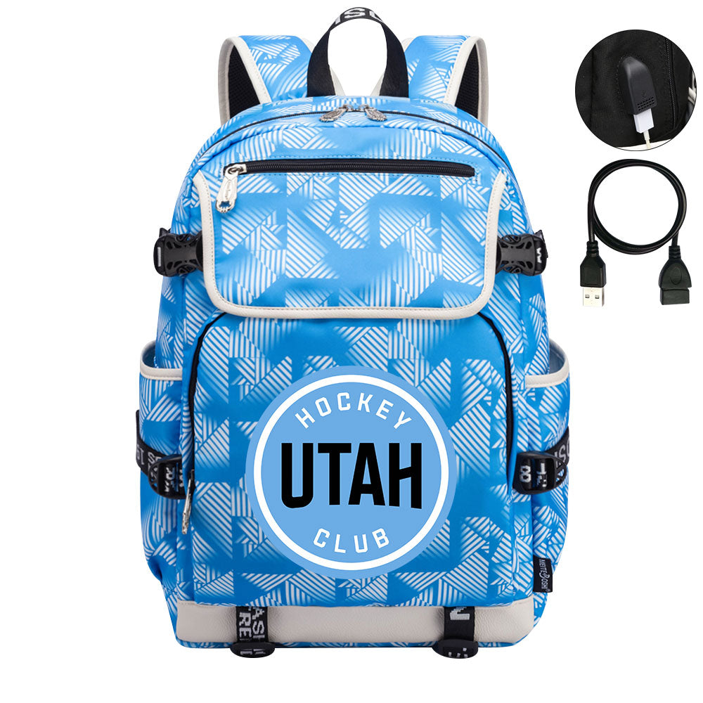 Utah Hockey Club Backpack School Notebook Travel Bag