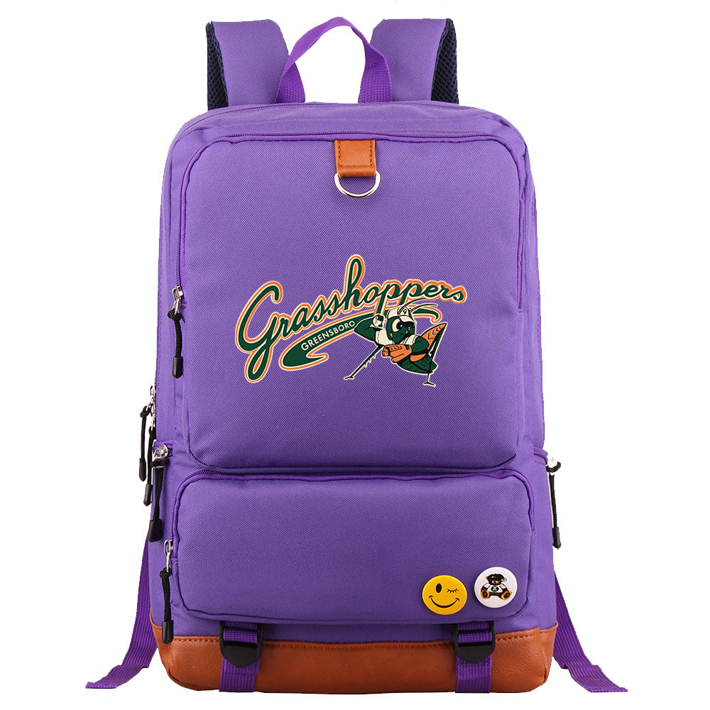 Greensboro Grasshoppers Water Proof Backpack NoteBook Laptop School Bag