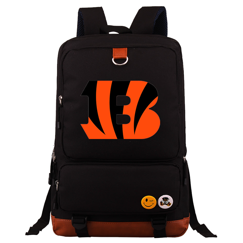 Cincinnati Bengals Football Team Rugby Proof Backpack NoteBook Laptop School Bag