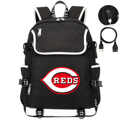 Cincinnati Reds Backpack School Notebook Travel Bags