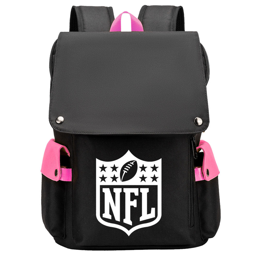 Football Team Rugby Laptop Backpack Oxford School Bag