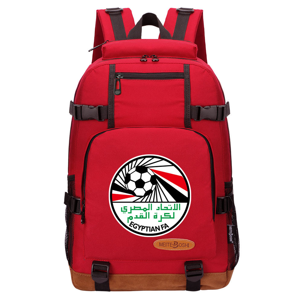 Egyptian National Football Team Waterproof Backpack School Notebook Travel Bag