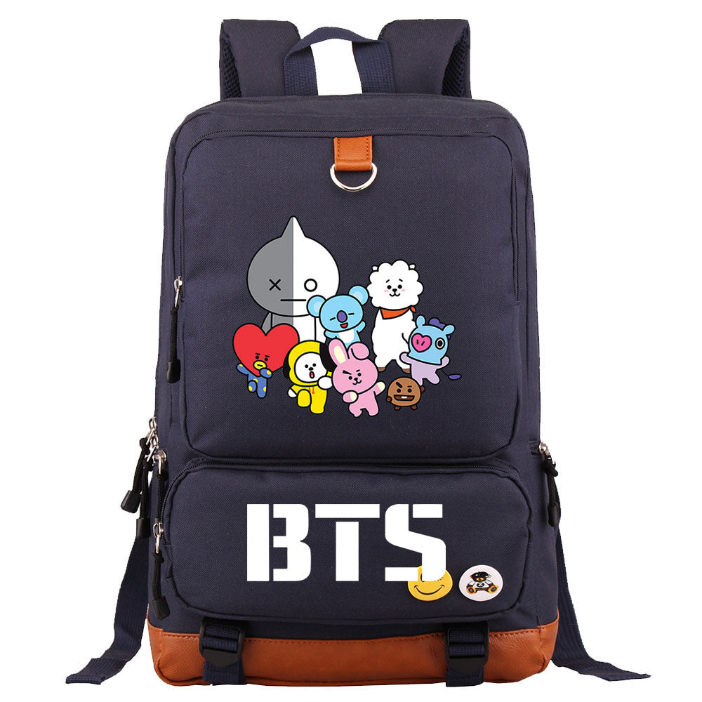 BTS Proof Backpack NoteBook Laptop School Bag