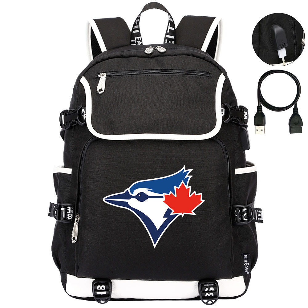Toronto Blue Jays Backpack School Notebook Travel Bags