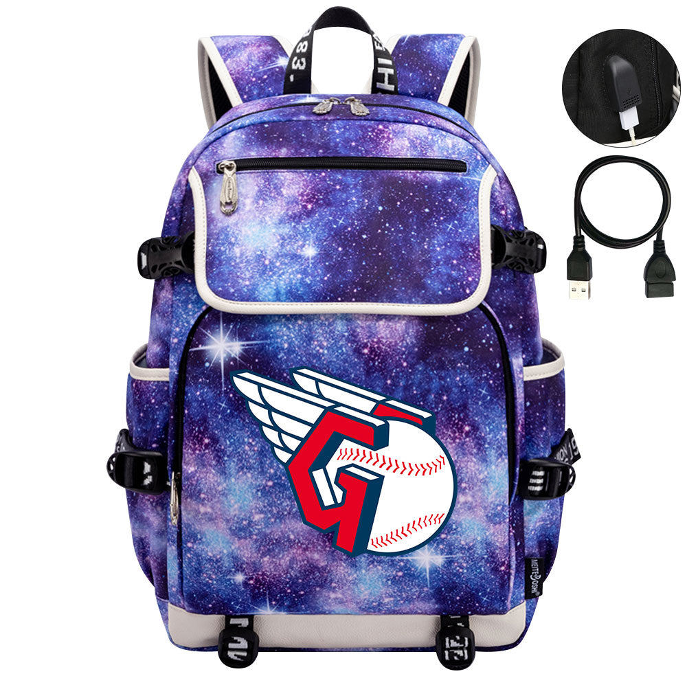 Cleveland Guardians Backpack School Notebook Travel Bags