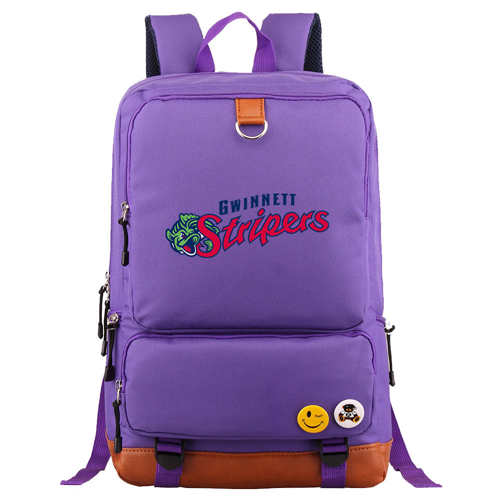 Gwinnett Stripers Water Proof Backpack NoteBook Laptop School Bag