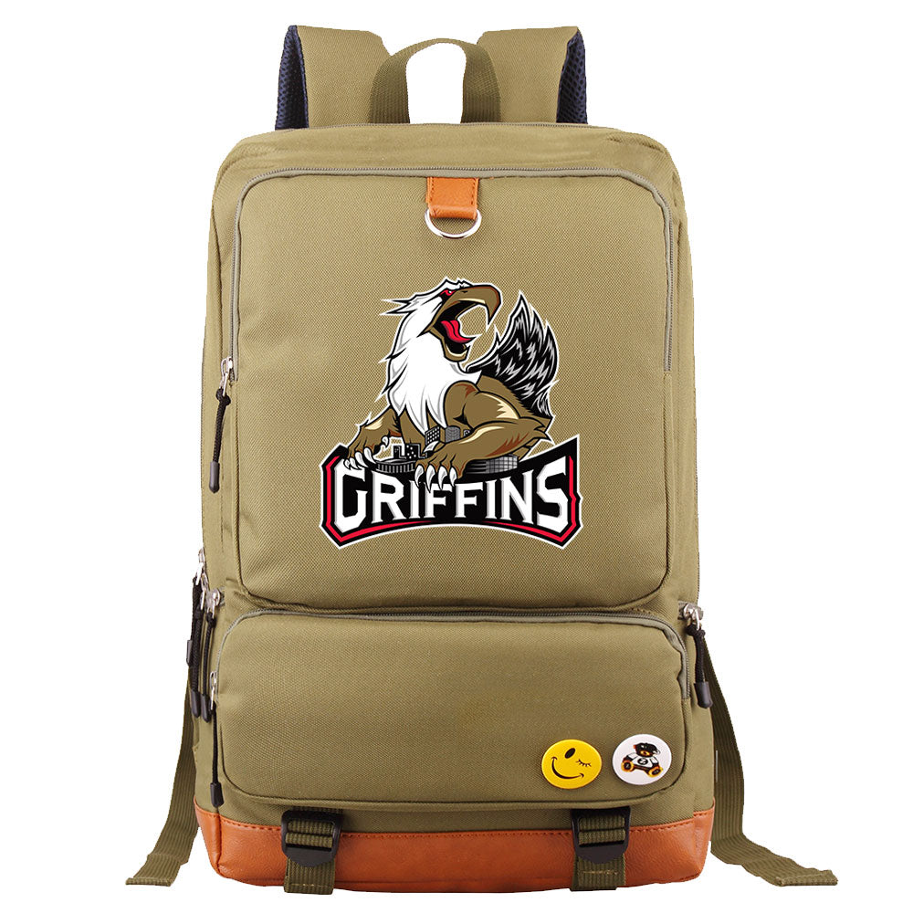 Grand Rapids Griffins Hockey Team Proof Backpack NoteBook Laptop School Bag