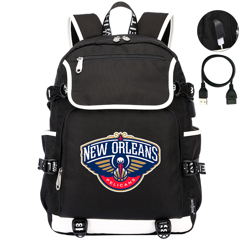 New Orleans Backpack School Notebook Travel Bags