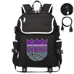 Sacramento Kings Backpack School Notebook Travel Bags
