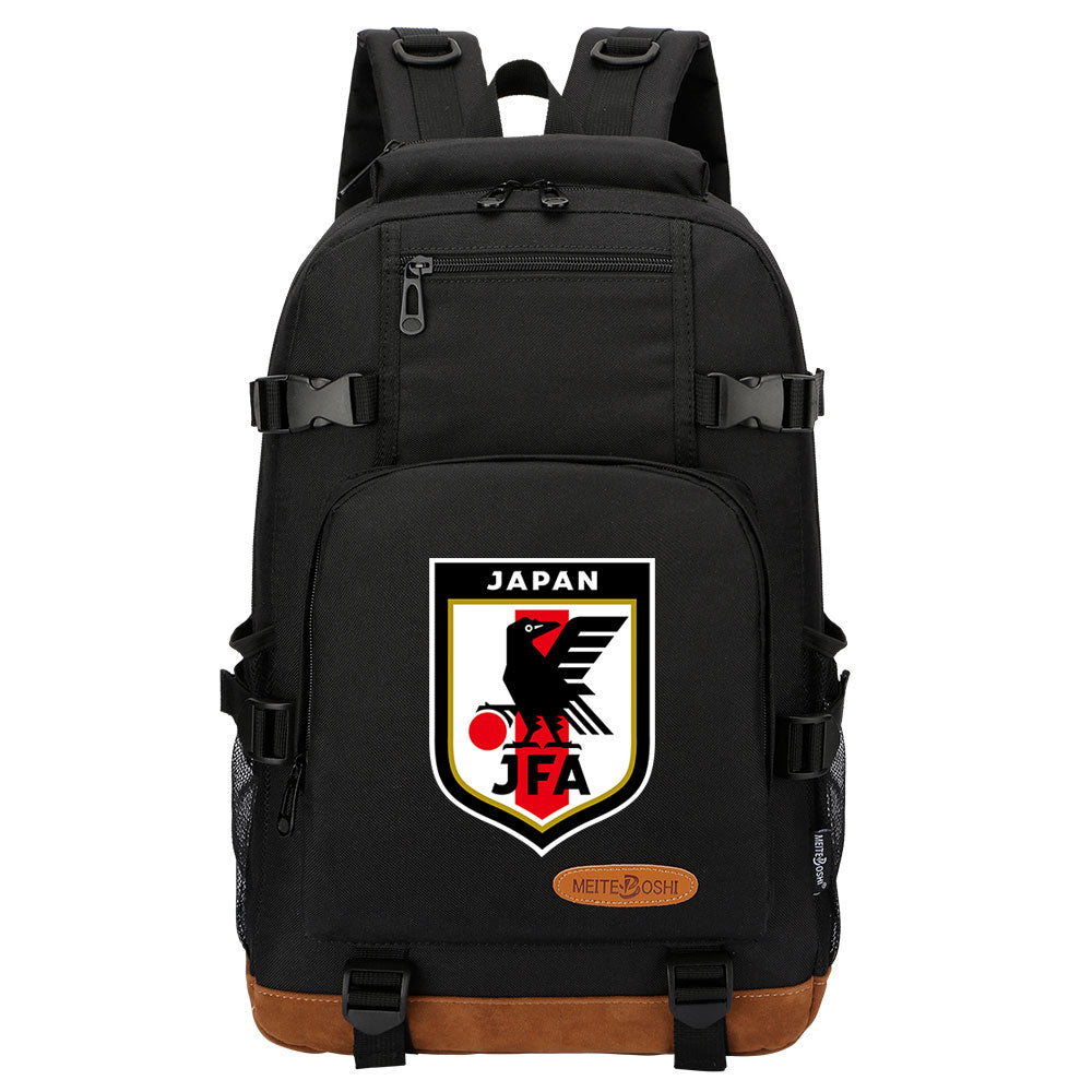 Japan National Football Team Waterproof Backpack School Notebook Travel Bag