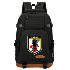 Japan National Football Team Waterproof Backpack School Notebook Travel Bag