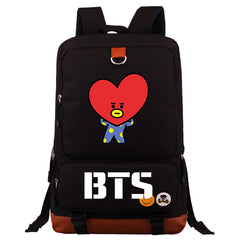 BTS TATA Proof Backpack NoteBook Laptop School Bag