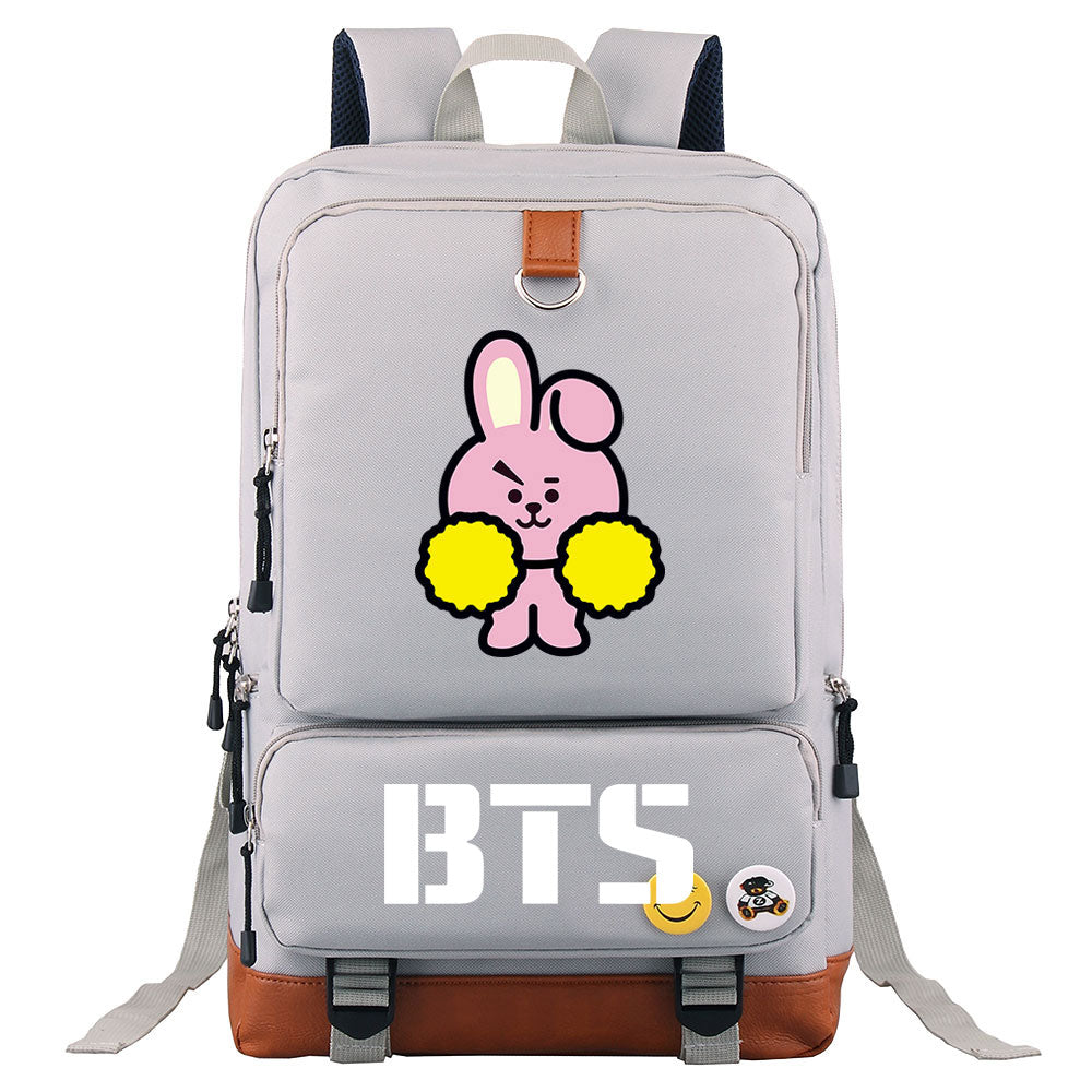 BTS Cooky Proof Backpack NoteBook Laptop School Bag